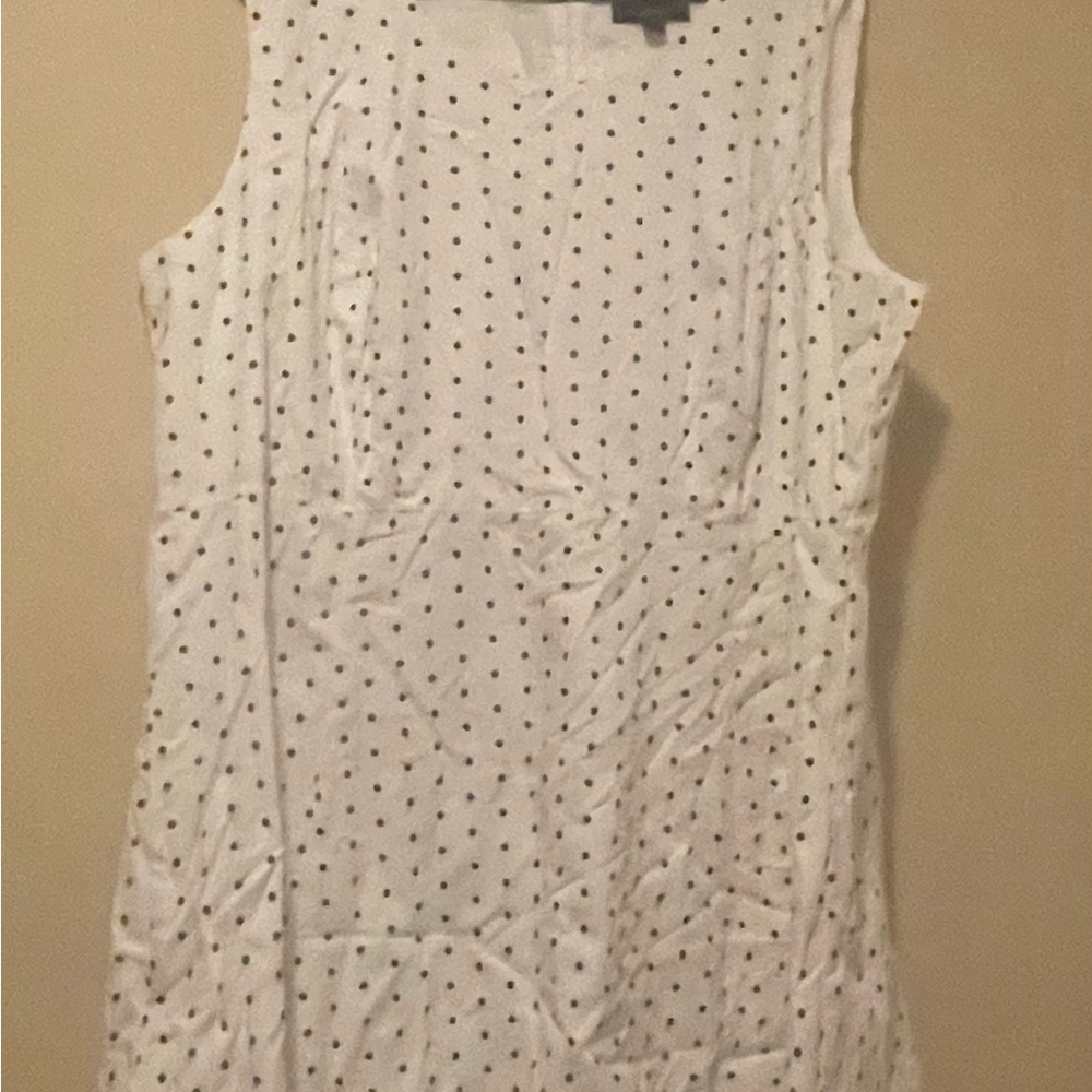Polka Dot Sleeveless Top